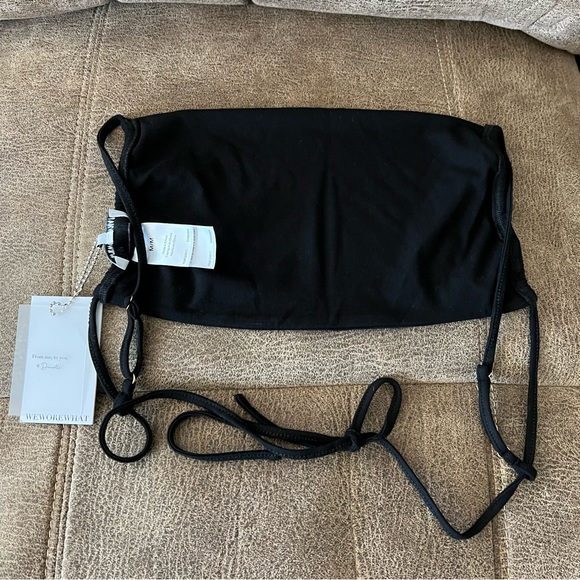 We Wore What Ruched Bandeau Strappy  Top - Picture 5 of 5